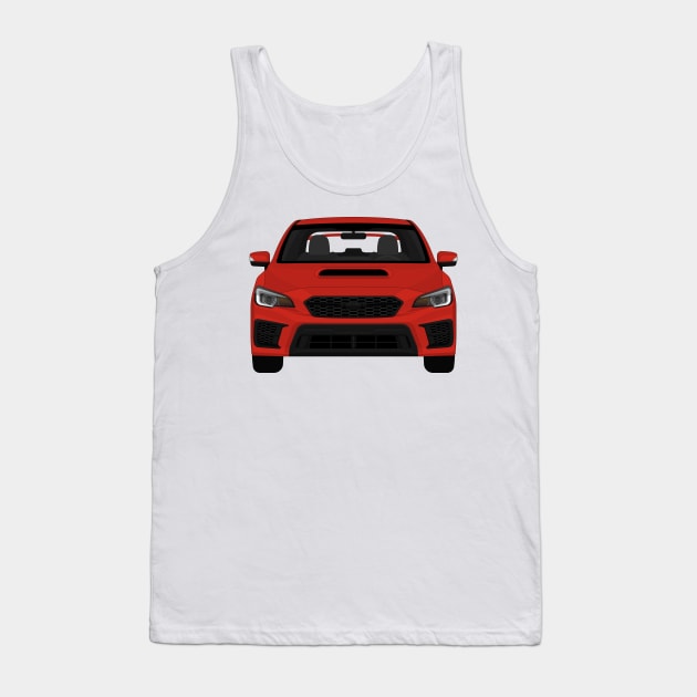 Wrx sti Pure-red Tank Top by VENZ0LIC